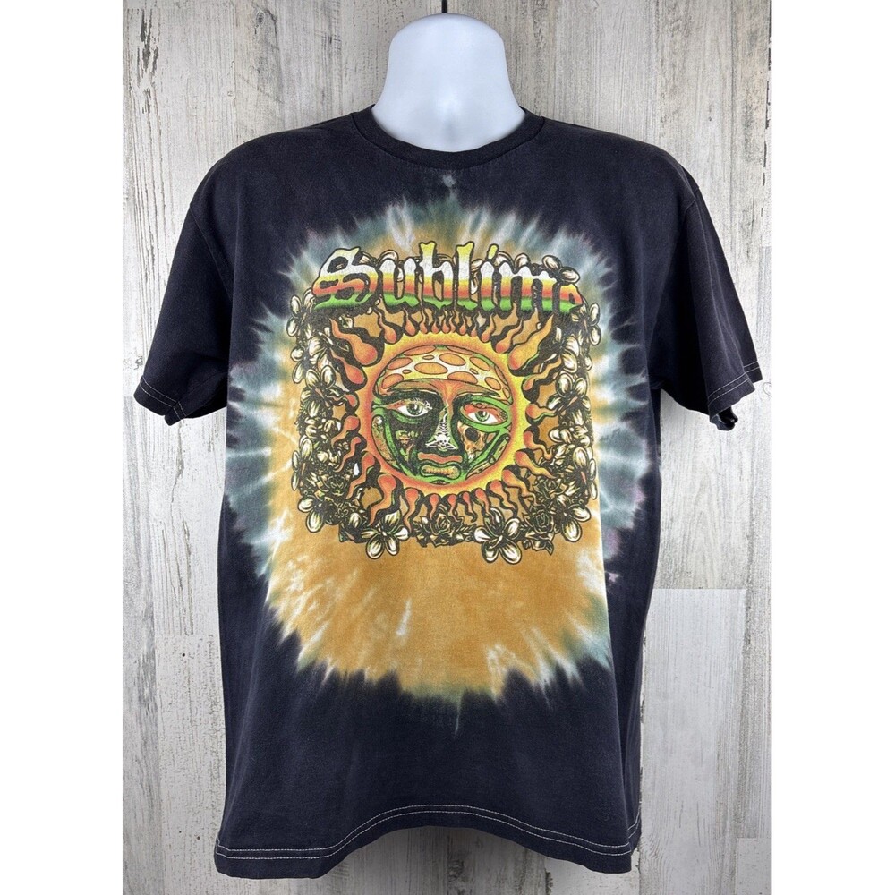 Sublime 40oz To Freedom Sun Tie Dye T-Shirt Large (21”x27”)